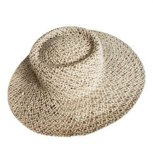 Universal Thread Jute Brim Hat Womens One Size Beachy and Bohemian Tan